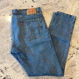 Levi’s 510 mid-blue wash jeans
